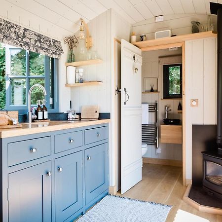 Boutique Cornish Shepherd'S Hut With Hot Tub 朗斯顿 外观 照片