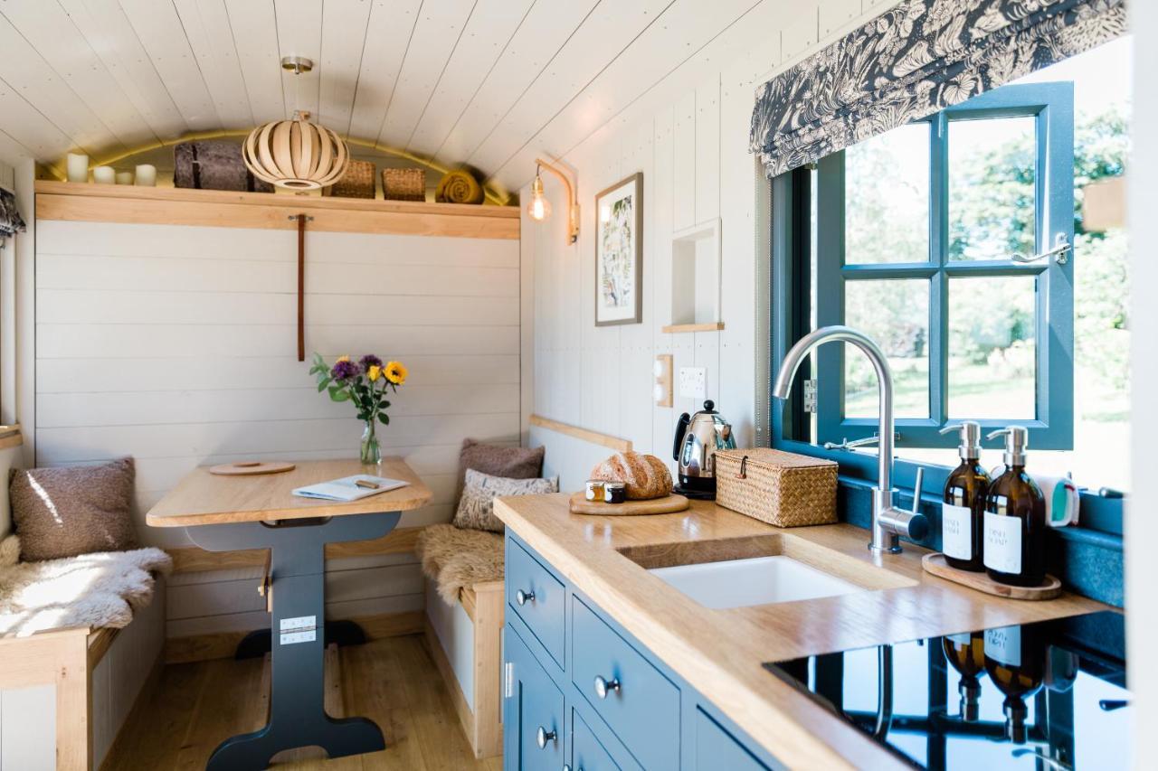Boutique Cornish Shepherd'S Hut With Hot Tub 朗斯顿 外观 照片